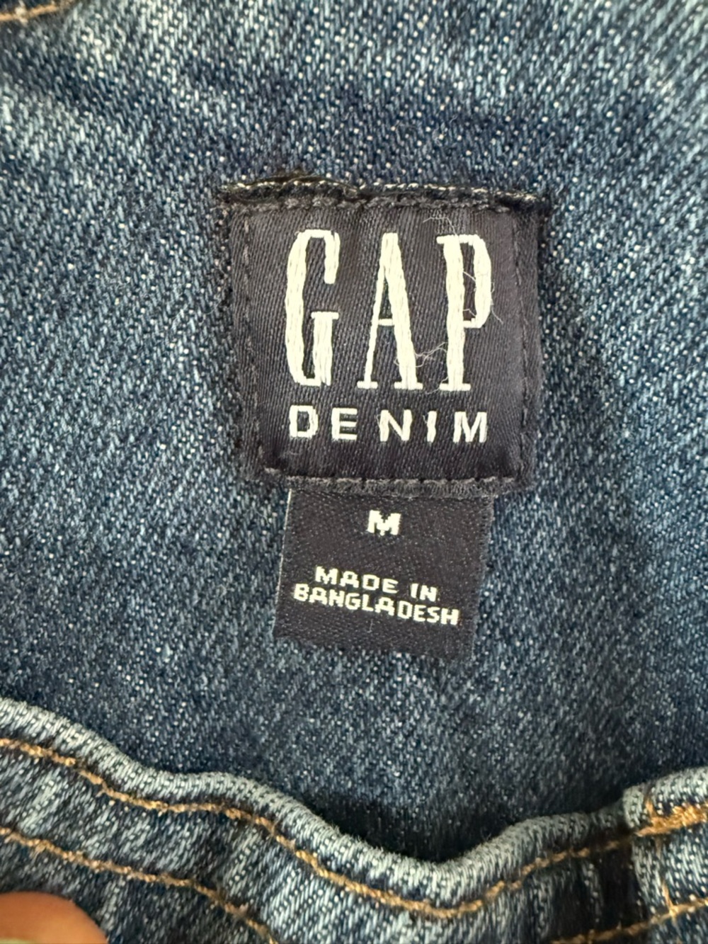 GAP Blue Denim Short Overalls - Picture 3 of 3